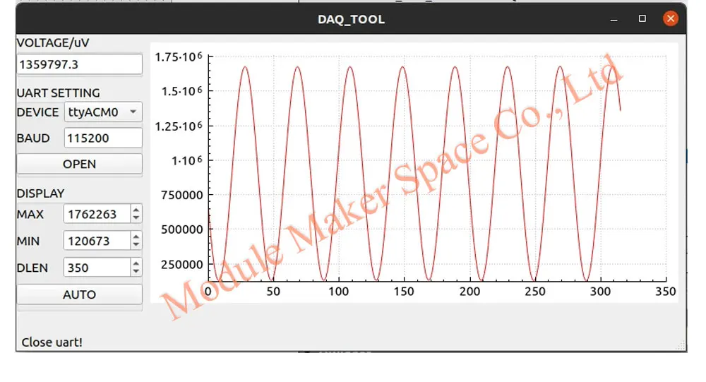 ADS1263 10-Channel 32-bit Precision ADC Module & Data Acquisition Card with 24-bit Aux ADC, 32ksps, for Strain/Temp