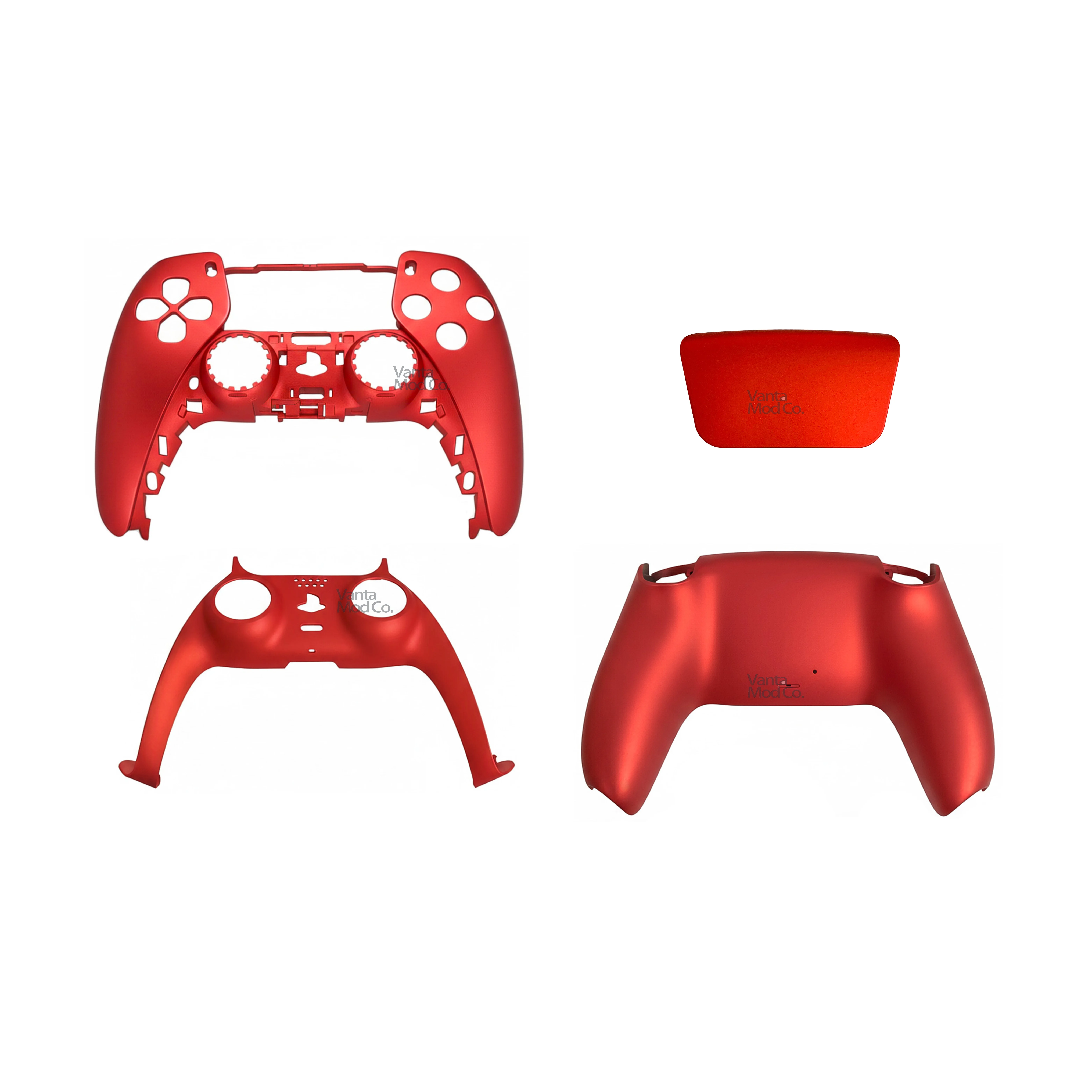 High-quality Case for PS5 V1 PS5 Controller DIY Kit Includes Front Cover Back Cover Trim Strips and V1 Touchpad