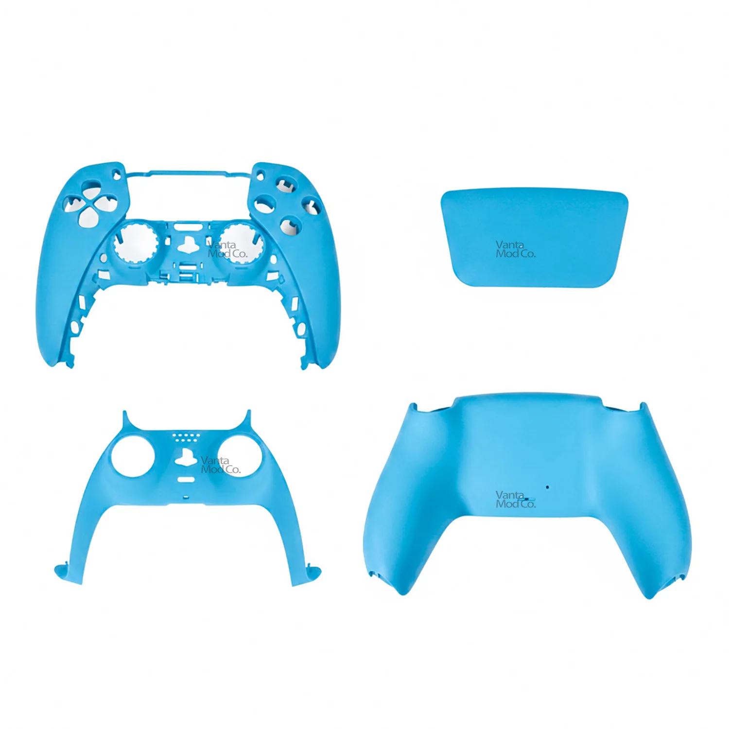 High-quality Case for PS5 V1 PS5 Controller DIY Kit Includes Front Cover Back Cover Trim Strips and V1 Touchpad