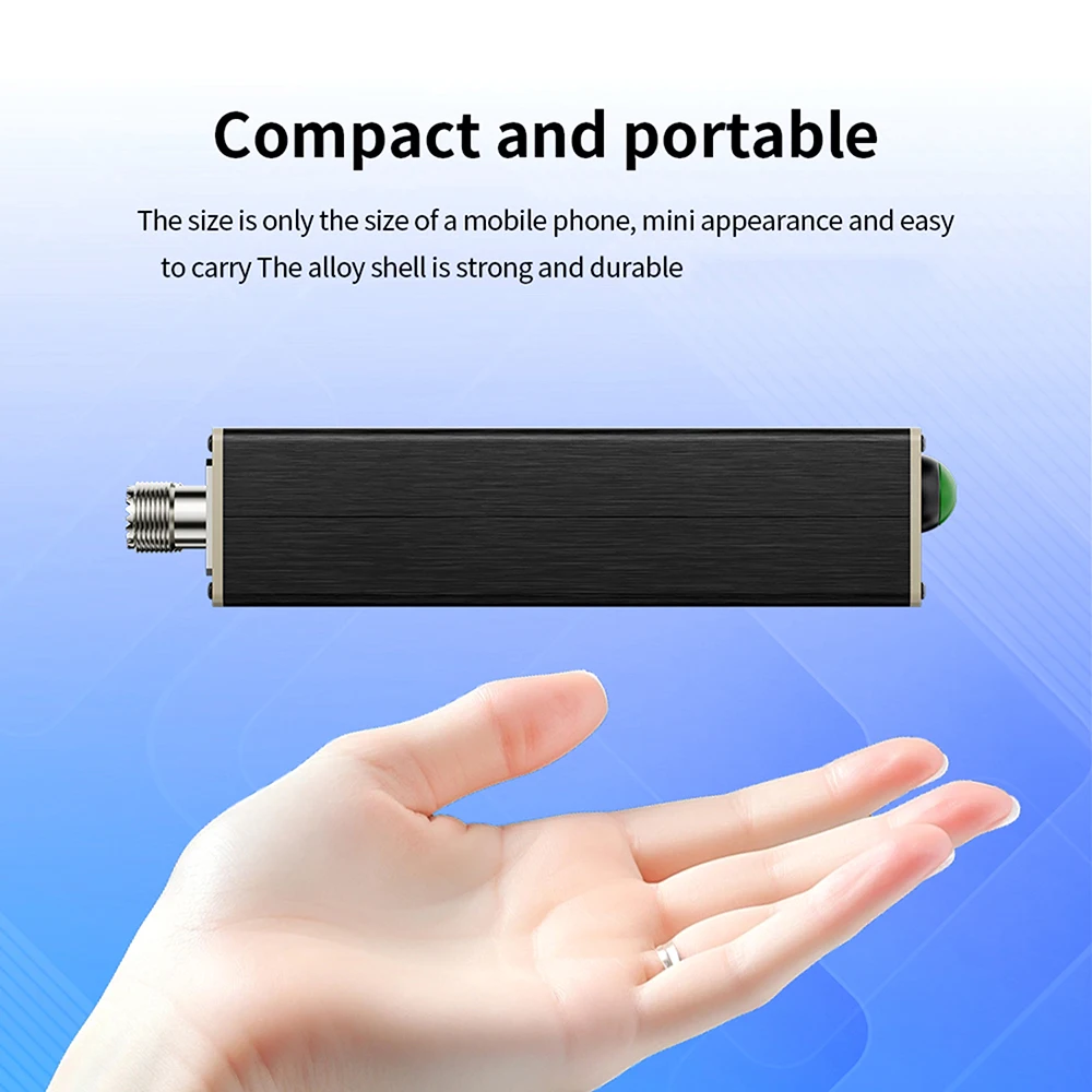 ATU-100Pro Shortwave Antenna Tuner 1.8MHz-55MHz Automatic Tuning Device 0.96 Inch OLED Micro USB Cable for Amateur Radio Use