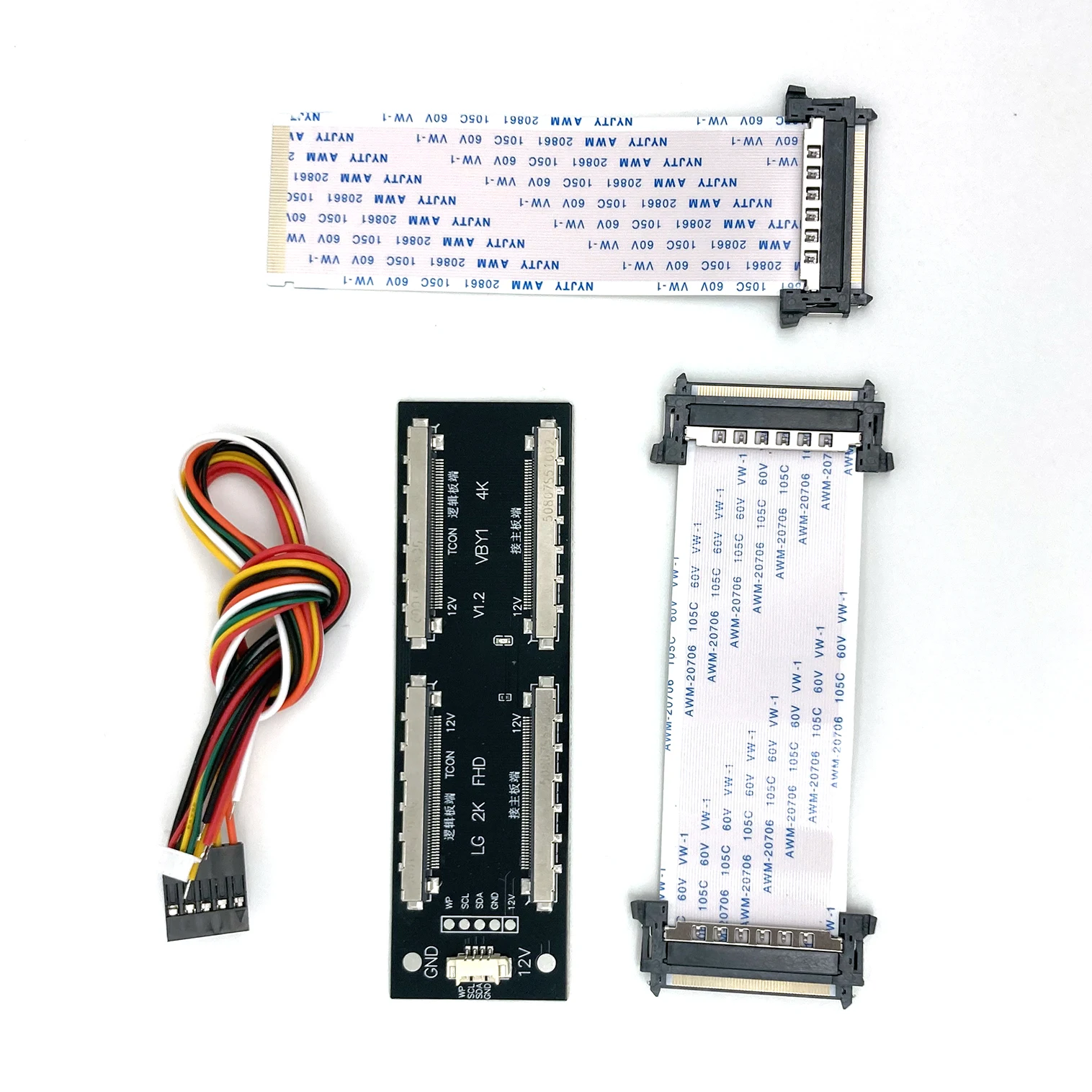 TJKJ TCON V1.2 VGH VGL VCOM Voltage Regulation Programmer VGH VGL VCOM Burning Tool Voltage Regulator Tool TV Panel Repair Tools