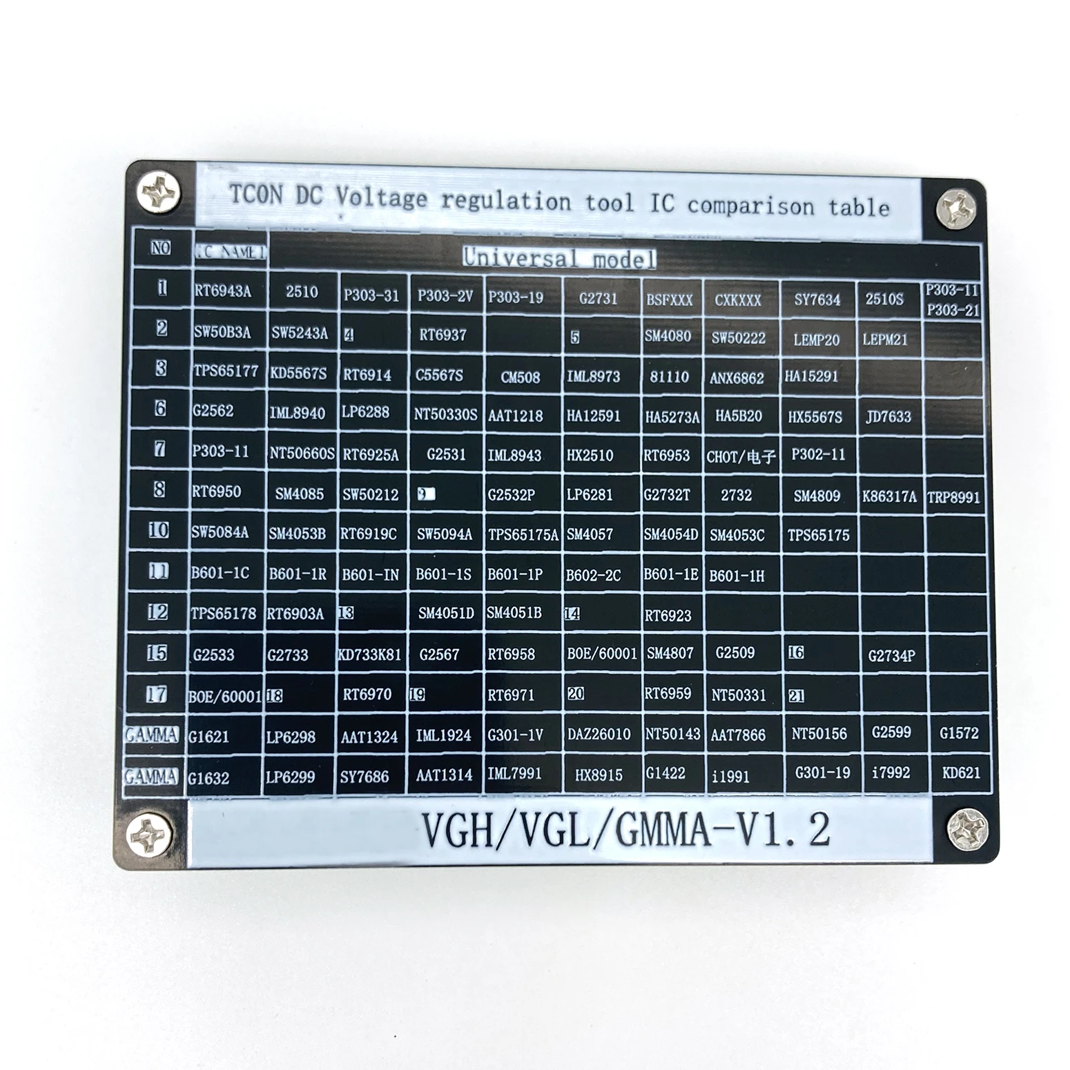 TJKJ TCON V1.2 VGH VGL VCOM Voltage Regulation Programmer VGH VGL VCOM Burning Tool Voltage Regulator Tool TV Panel Repair Tools