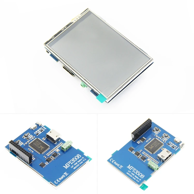 3.5 inch LCD HDMI USB Touch Screen Real HD 1920x1080 LCD Display Py for Raspberri 3 Model B / Orange Pi (Play Game Video)MPI3508