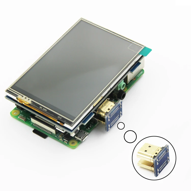 3.5 inch LCD HDMI USB Touch Screen Real HD 1920x1080 LCD Display Py for Raspberri 3 Model B / Orange Pi (Play Game Video)MPI3508