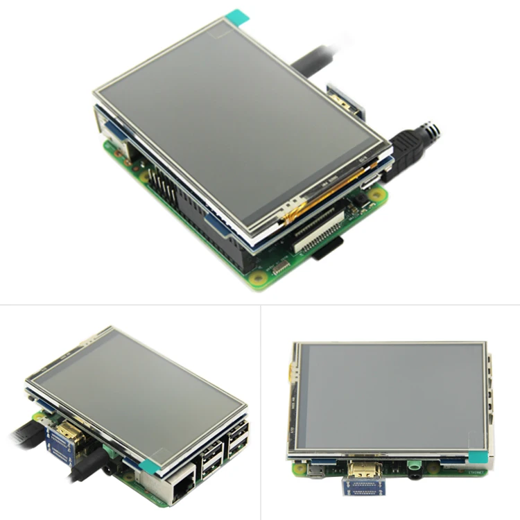 3.5 inch LCD HDMI USB Touch Screen Real HD 1920x1080 LCD Display Py for Raspberri 3 Model B / Orange Pi (Play Game Video)MPI3508