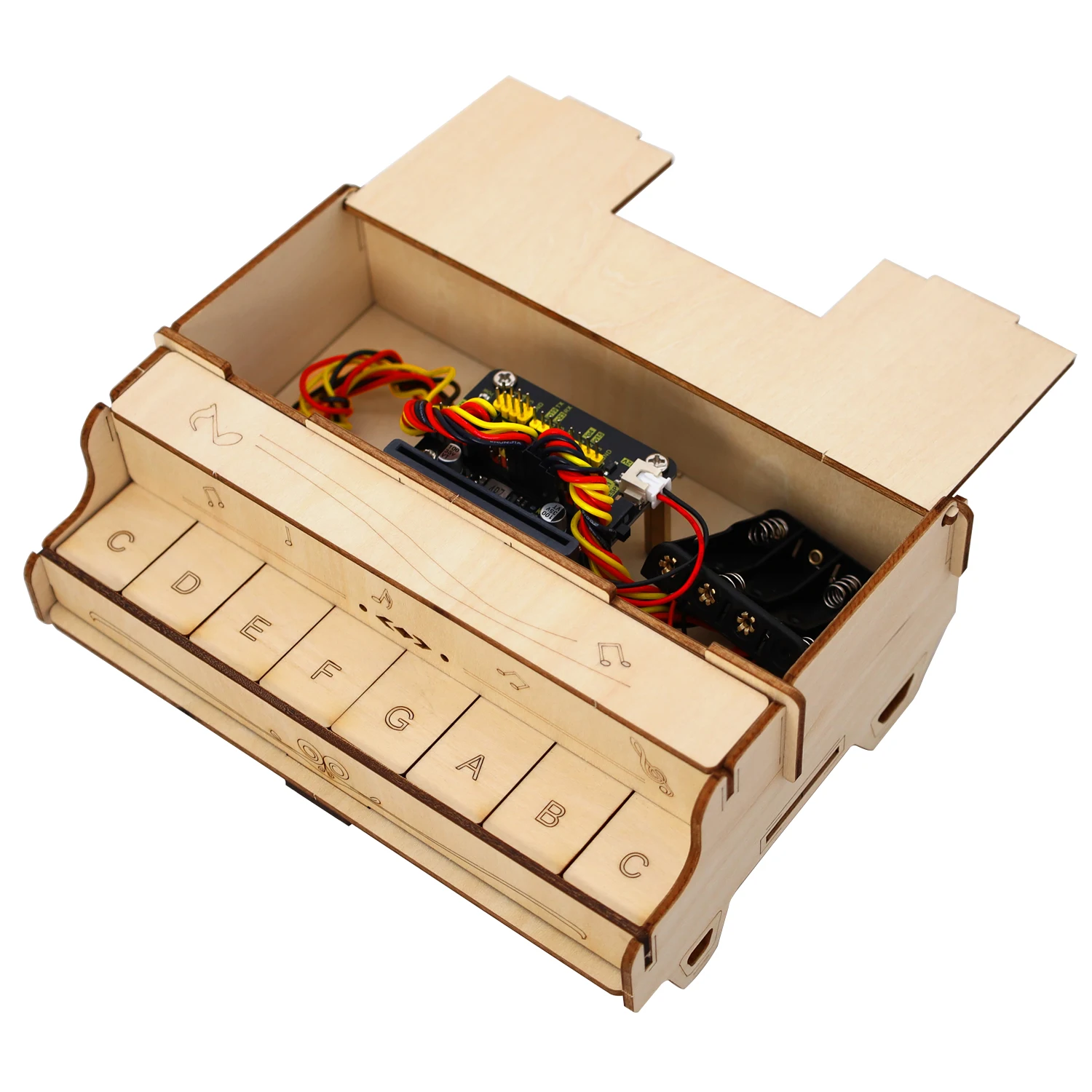 Keyestudio ESP32 Piano Learning Kit DIY Button STEM Programming Toys For Arduino DIY Starter Kit ForMicrobit V2 Kit Teenager Toy