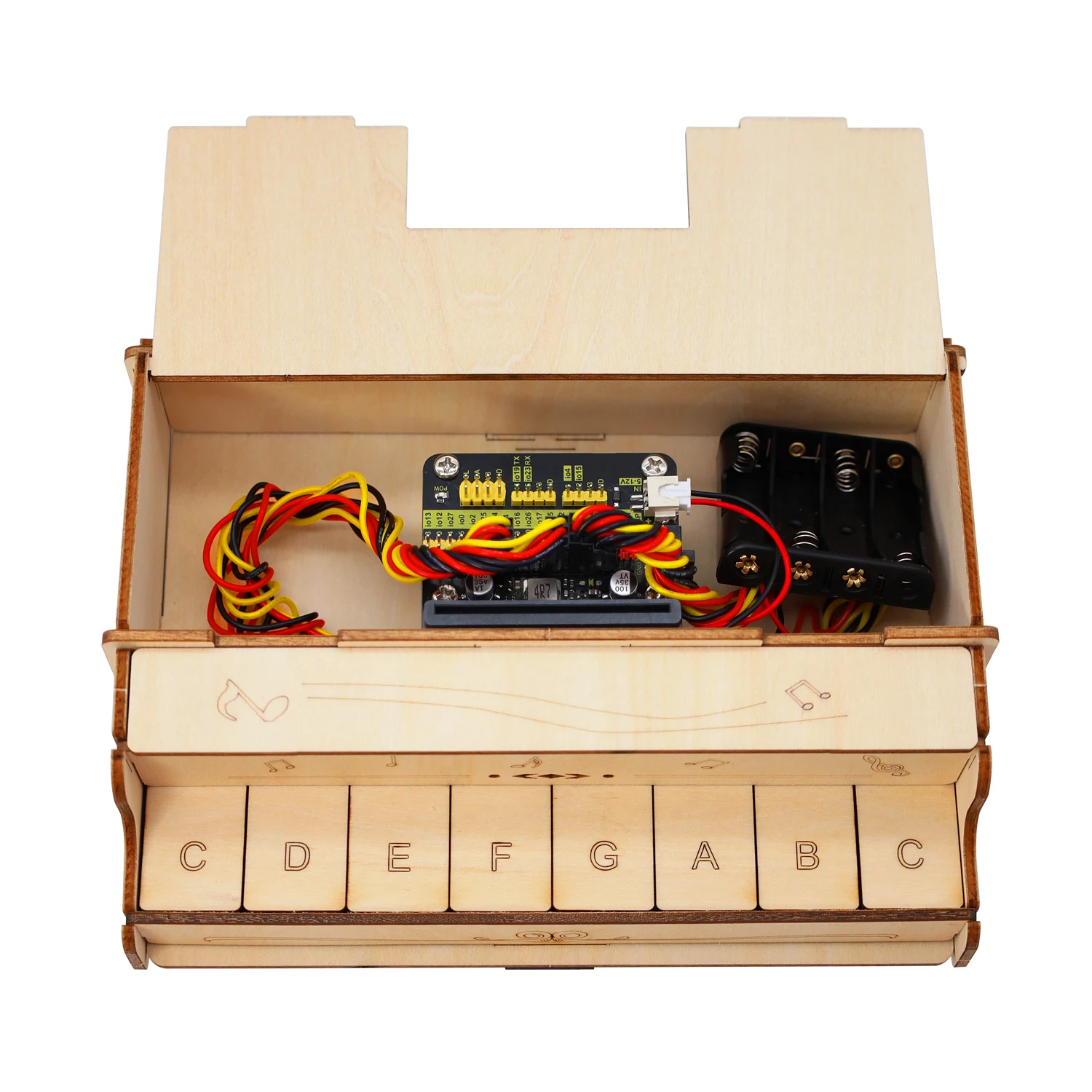 Keyestudio ESP32 Piano Learning Kit DIY Button STEM Programming Toys For Arduino DIY Starter Kit ForMicrobit V2 Kit Teenager Toy