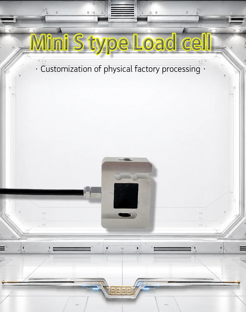 Miniature S-Type Load Cell Sensor 30kg 100kg 200kg, Tension and Compression Bi-directional Force Transducer, Professional Grade