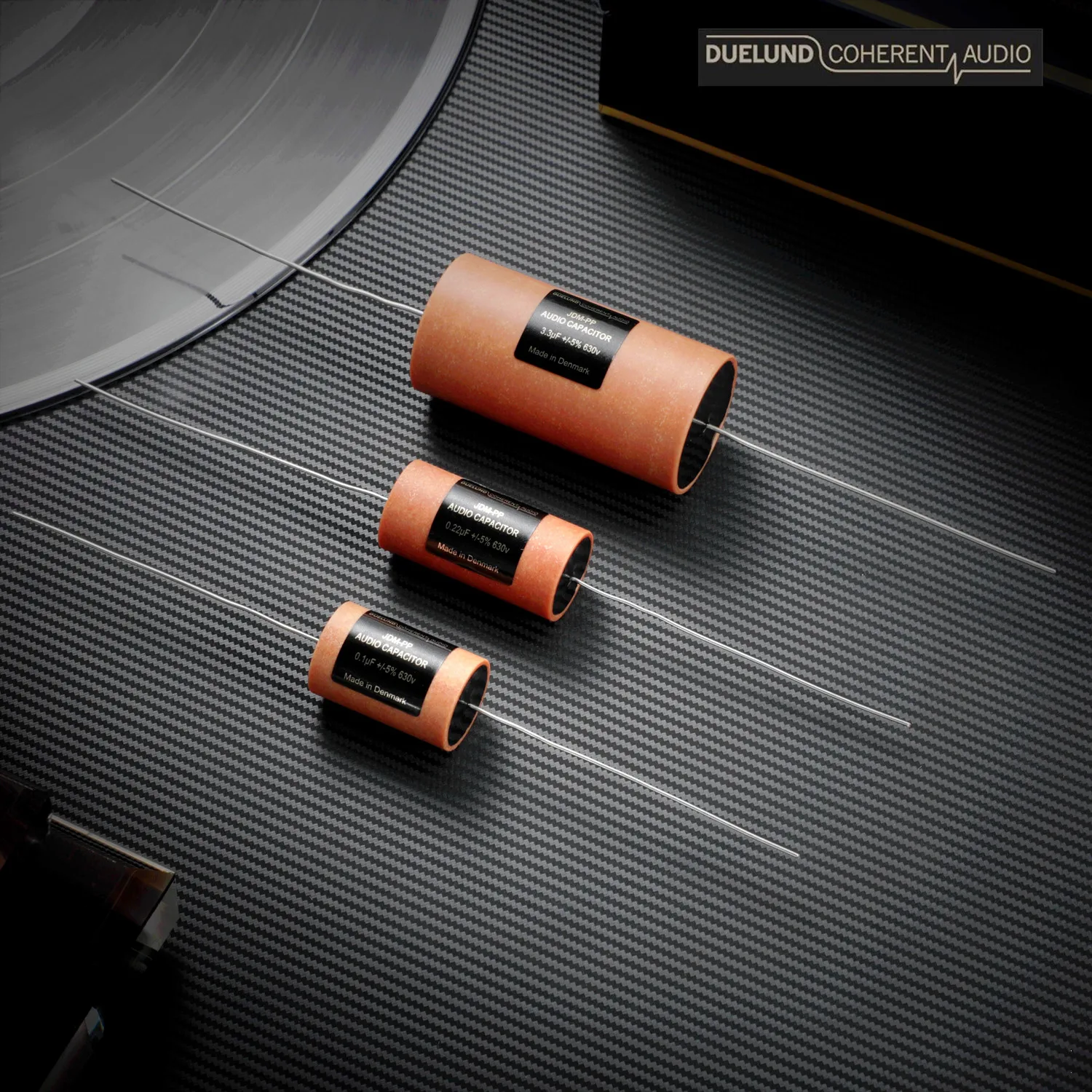 Original Danish DUELUND COHERENT AUDIO CAST PP 0.01UF~4.7UF630V axial polypropylene capacitor JDM-PP audio MKP Capacitor 1pcs