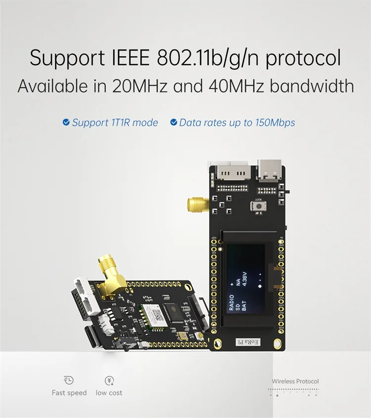 868/915MHz ESP32-S3 SoC ESP32-S3FH4R2 SX1262 Lora WIFI Bluetooth Test Board CDSENET EoRa-S3-900TB BLE5.0 BLE Mesh OLED