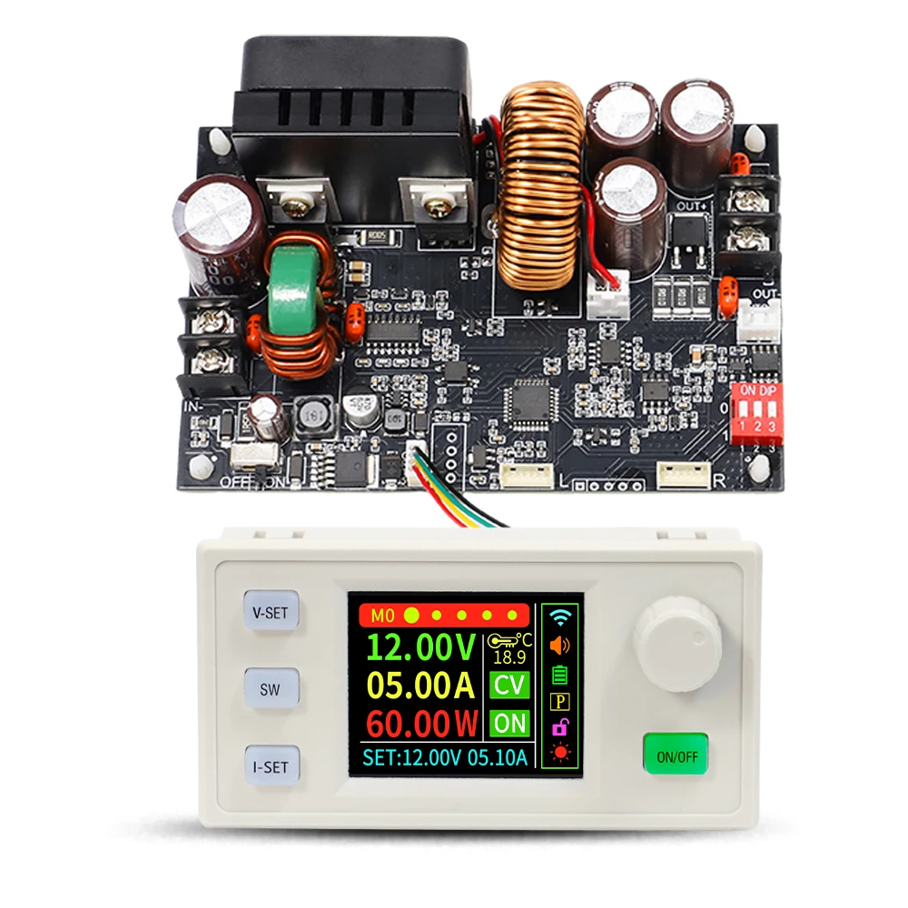 XY6020LS CNC Step-Down DC Adjustable Stabilized Voltage Power Supply 0-60V 20A 1200W Constant Voltage Constant Current Module