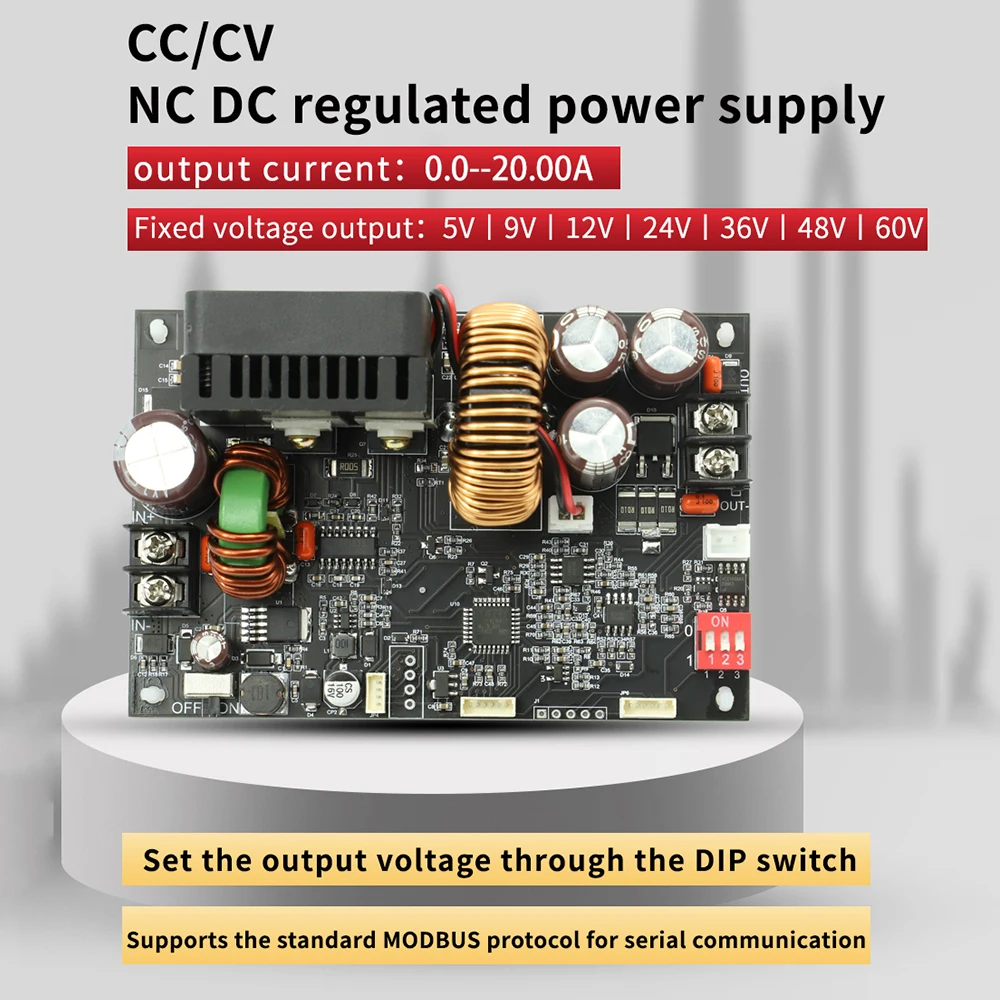 XY6020L CNC Direct Current Stabilized Voltage Power Supply Base Plate Constant Voltage and Current Step-down Module