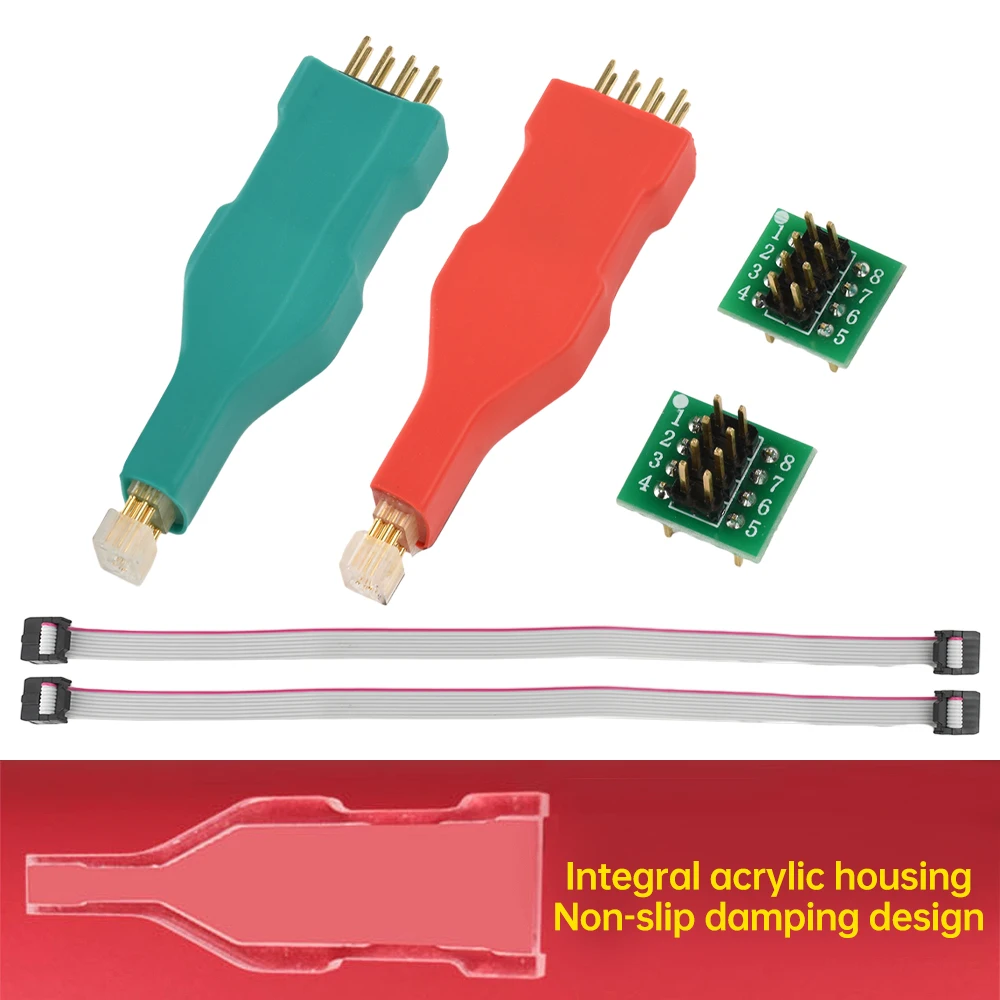 1PCS TSSOP8 MSOP8 Chip Download Burn Write Probe Spring Needle Flash Eeprom Chip Burner Cable Programmer