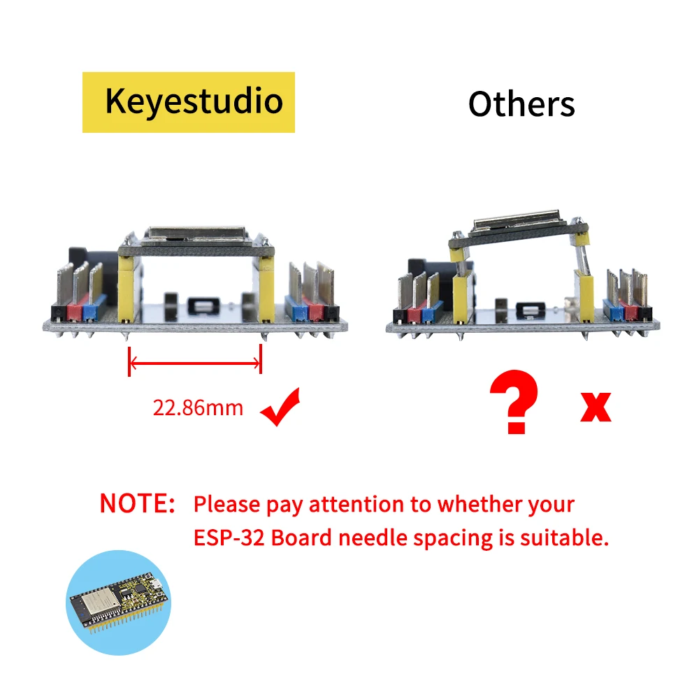 Keyestudio ESP32 42 in 1 Sensor Module Kit For ESP32 Diy Electronic Kit Support Arduino C And MicroPythoon (65 Projects)
