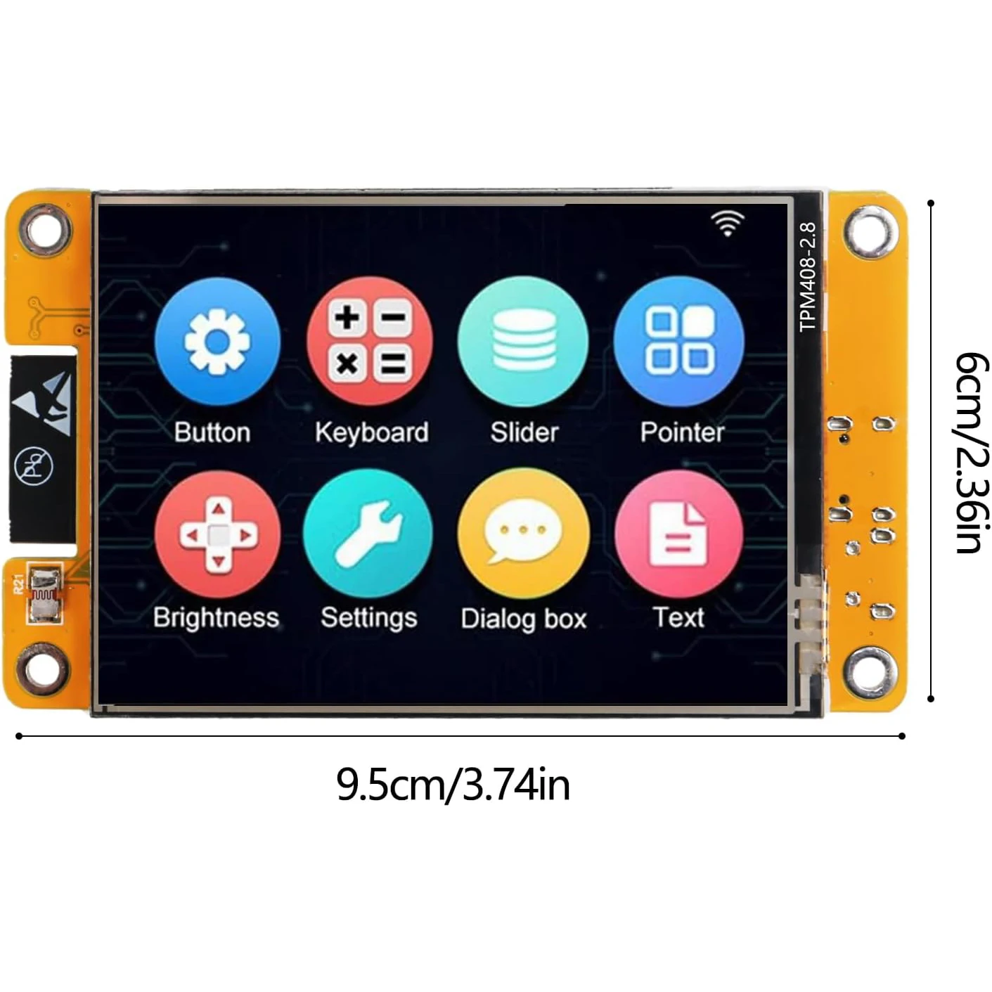 ESP32 Touchscreen 2.8inch TFT LCD Display ESP-WROOM-32 st7789 Resistive Touch Module 240 * 320 ESP32-2432S028R Bluetooth WIFI