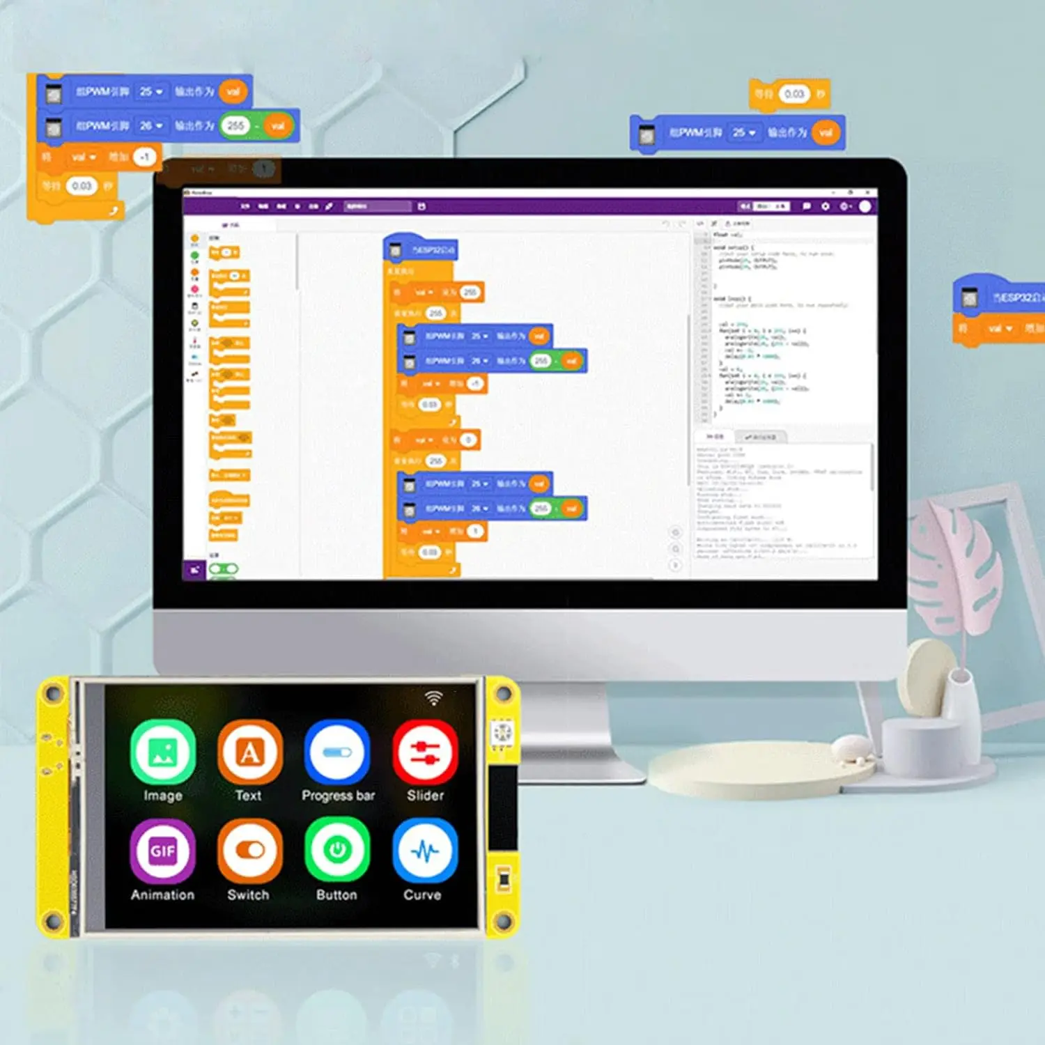 ESP32 Touchscreen 2.8inch TFT LCD Display ESP-WROOM-32 st7789 Resistive Touch Module 240 * 320 ESP32-2432S028R Bluetooth WIFI
