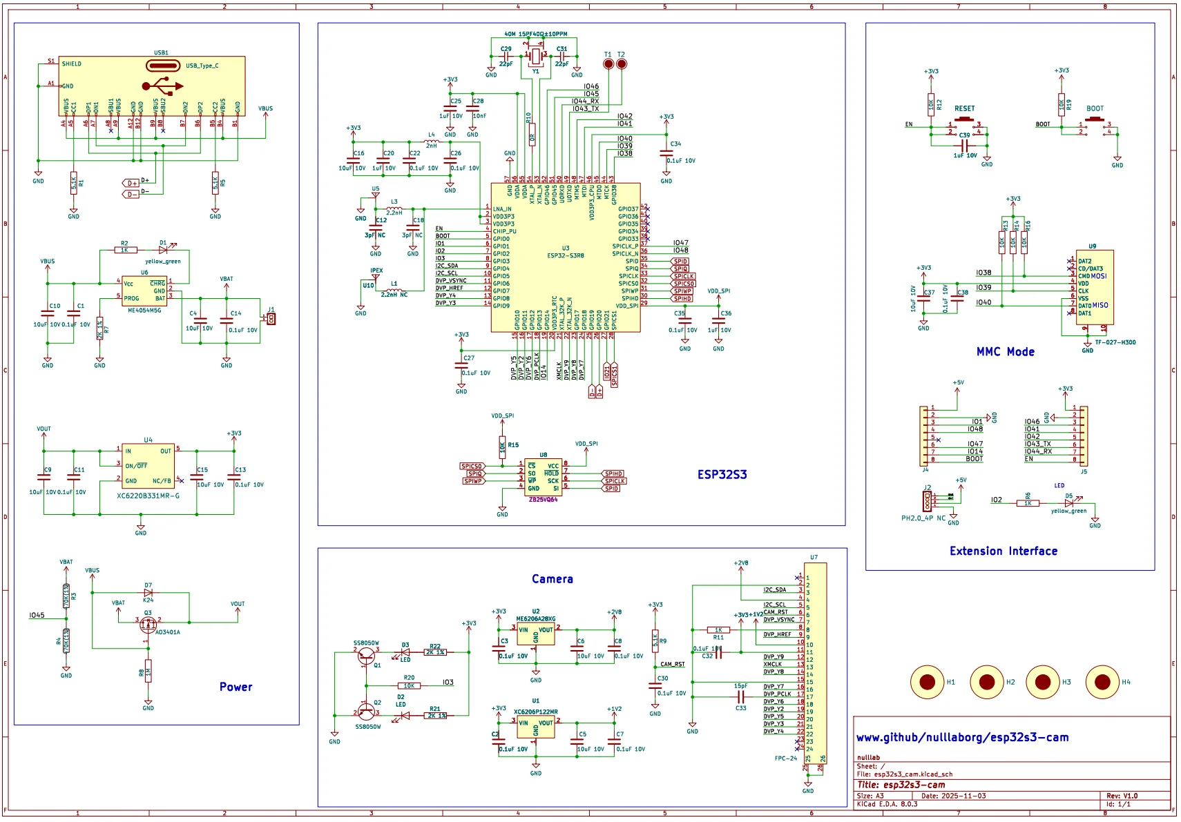 ESP32S3-CAM Development Board ESP32-S3R8 WiFi Bluetooth Wireless Video Transmission Module OV3660 OV2640 Camera