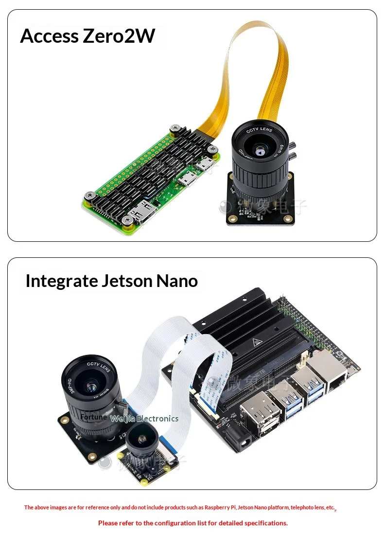IMX477 12.3MP HQ Camera Module Global Shutter 4056x3040 for Raspberry Pi & Jetson Nano C/CS Mount Lens Optional