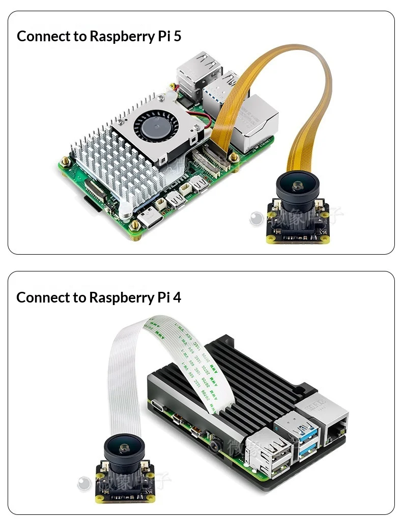 IMX477 12.3MP HQ Camera Module Global Shutter 4056x3040 for Raspberry Pi & Jetson Nano C/CS Mount Lens Optional