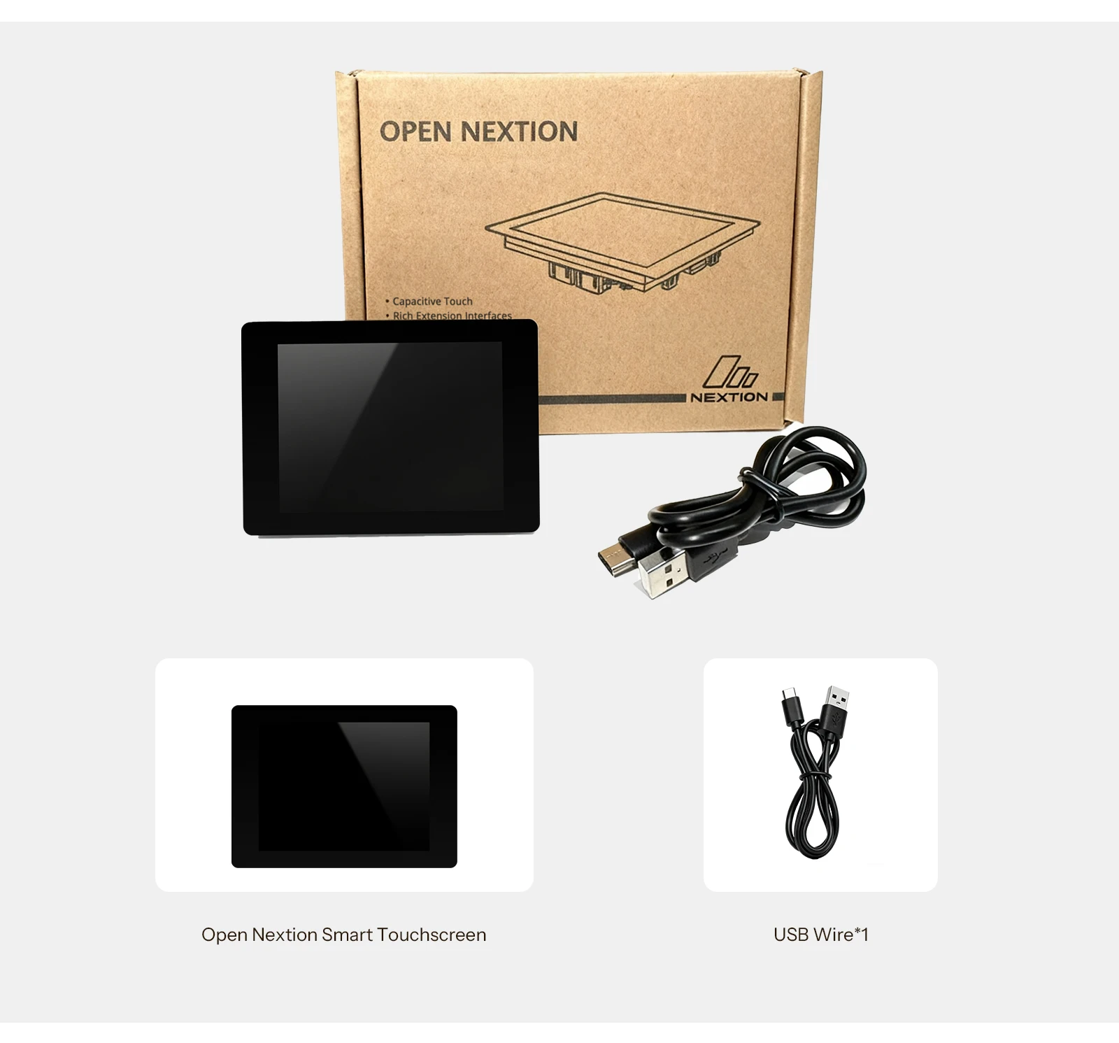 NEXTION ONX3248G035 3.5″Genius Series ESP32-S3 LCD Touchscreen Development Board CTP Touchscreen 2.4 GHz Wi-Fi Bluetooth 5 (LE)