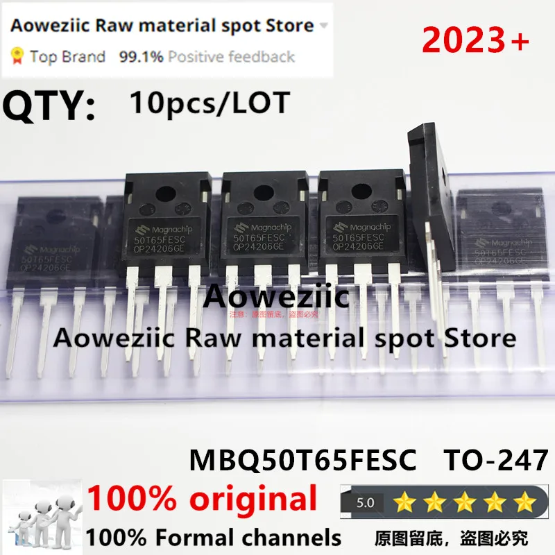 Aoweziic 2023+ 100% New Imported Original MBQ50T65FESC 50T65FESC MBQ50T65 TO-247 Inverter Of IGBT Pipe Welder