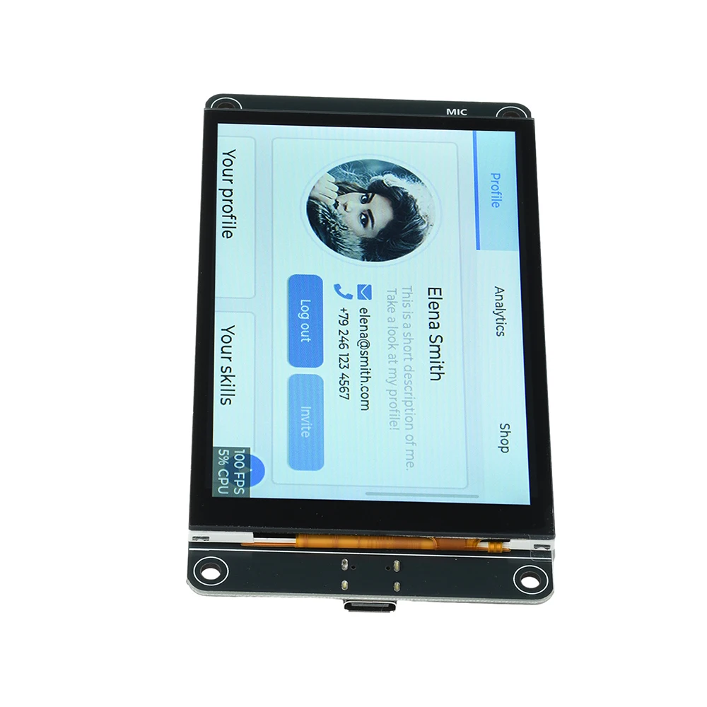 ESP32-S3 WiFi Bluetooth Development Board 4.0-inch Type C For EepSeek Xiaozhi AI Chat Robot 320*480 Intelligent Display Screen