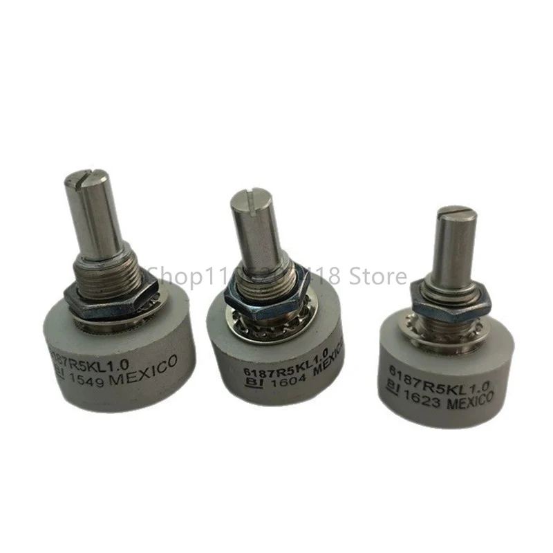 1pcs 360 Degrees Unlimited Brand New Conductive Plastic Potentiometer Single 6187R 1K 2K 5K 10K 6187-138A LF R20K