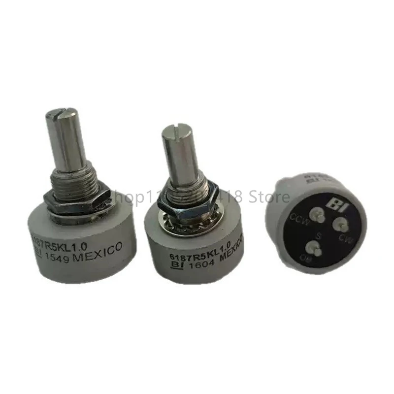 1pcs 360 Degrees Unlimited Brand New Conductive Plastic Potentiometer Single 6187R 1K 2K 5K 10K 6187-138A LF R20K