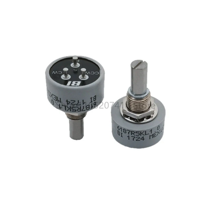 1pcs 360 Degrees Unlimited Brand New Conductive Plastic Potentiometer Single 6187R 1K 2K 5K 10K 6187-138A LF R20K