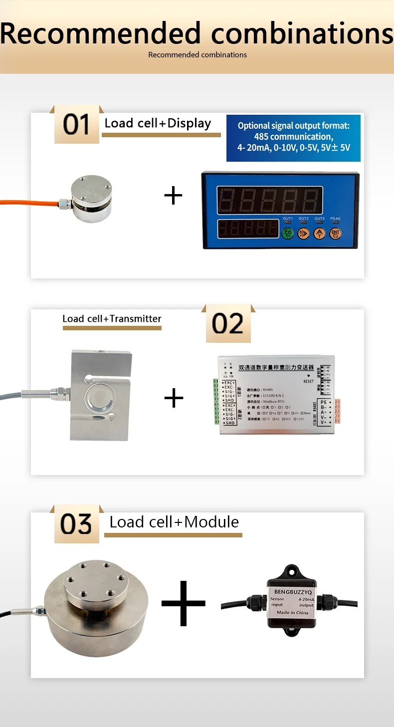 High Accuracy Single Channel Load Cell Transmitter RS485 Modbus RTU Digital Calibration Sigma-Delta AD Wide Temperature −40~85°C