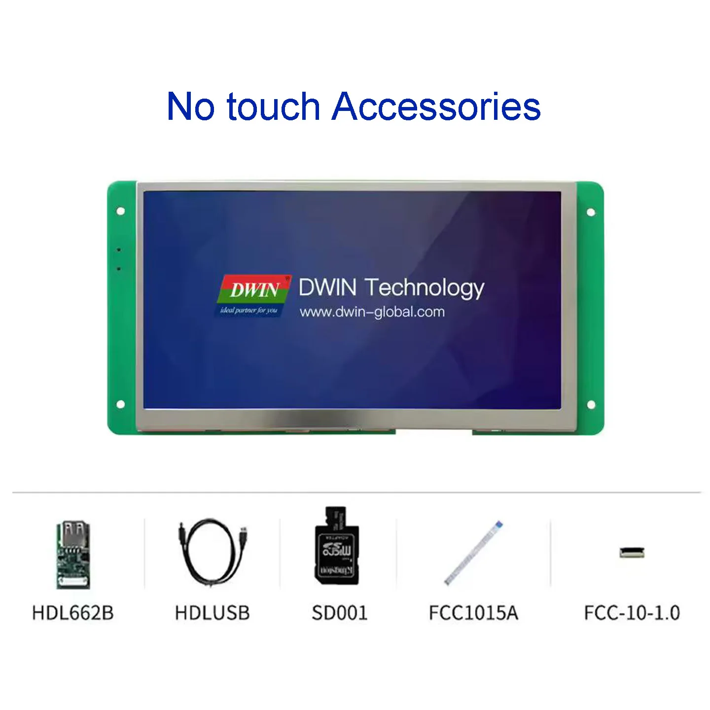 DMG80480C070_04WTC DMG80480C070-04WN WTR 7 Inch TFT 800*480 LCD Display RS232 TTL HMI Commercial Touch Panel Screen Smart UART