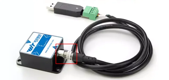WitMotion SINDT Dual-axis AHRS MPU6050 Angle Inclinometer Tilt Switch IMU Sensor, Digital Output, IP67 Waterproof,Anti-vibration