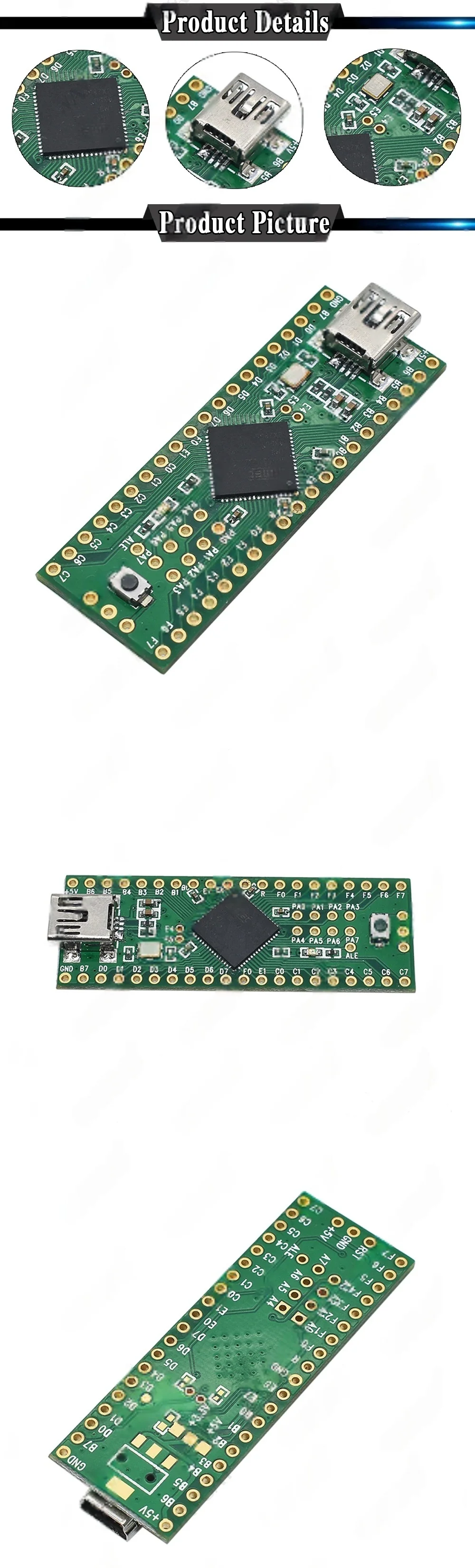 1-5PCS Teensy 2.0++ USB AVR Development Board ISP U Disk Keyboard Mouse Experimental Board AT90USB1286 For Arduino XCW