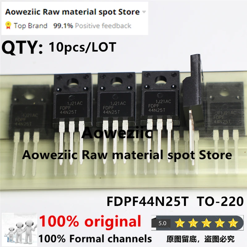 Aoweziic 2018+ 100% New Imported Original FDPF33N25TRDTU FDPF33N25T FDPF44N25TRDTU FDPF44N25T TO-220F 33A 44A 250V