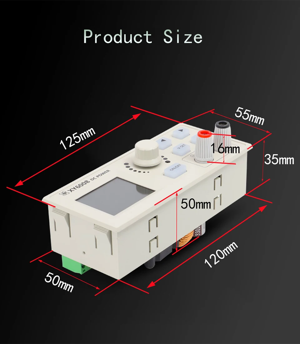XY6008 XY6008-W DC Regulated Power Supply Step Down Module CNC Adjustable DC Stabilized Power Constant Voltage Constant Current