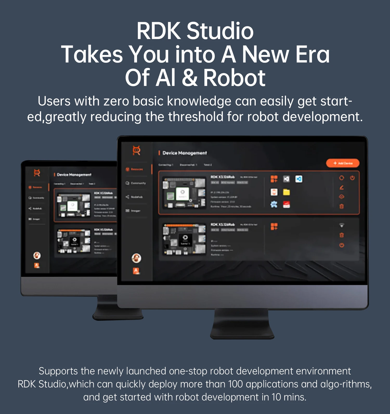 D-Robotics RDK X5 Robot Dev Kit 8GB RAM AI Large Model Sunrise 5 Chip 10TOPS Octa-core Cortex A55 for Edge Computing Projects