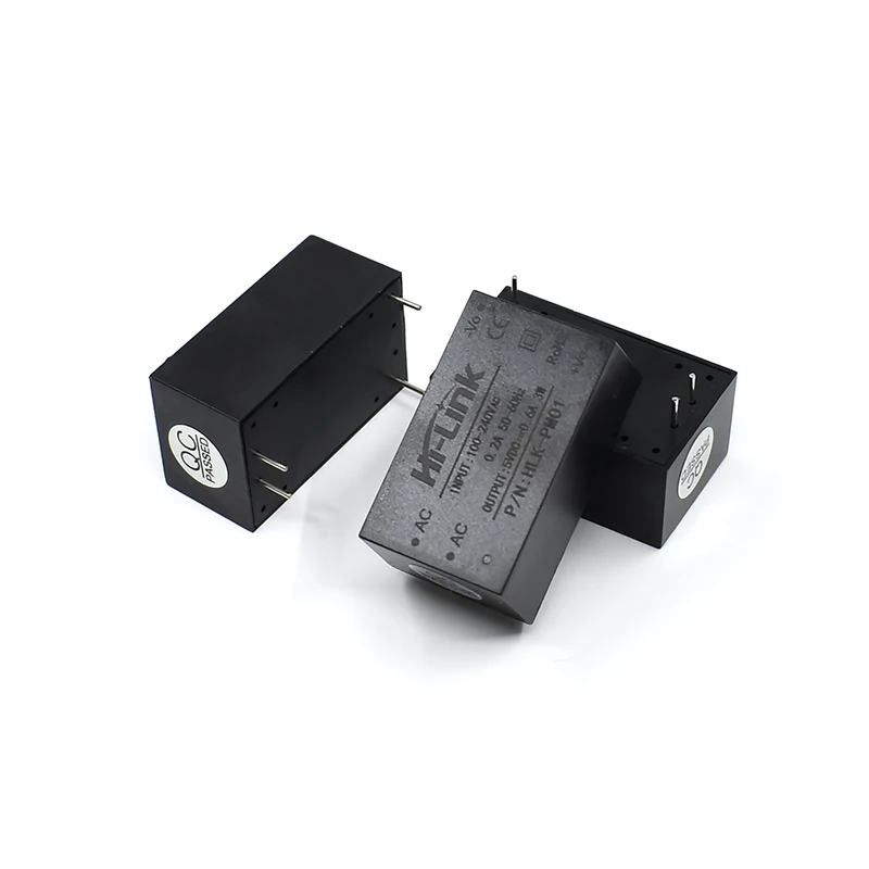 10pcs/lot HLK-PM01 HLK-PM03 HLK-PM12 AC-DC 220V to 5V mini power supply module,intelligent household switch power supply module