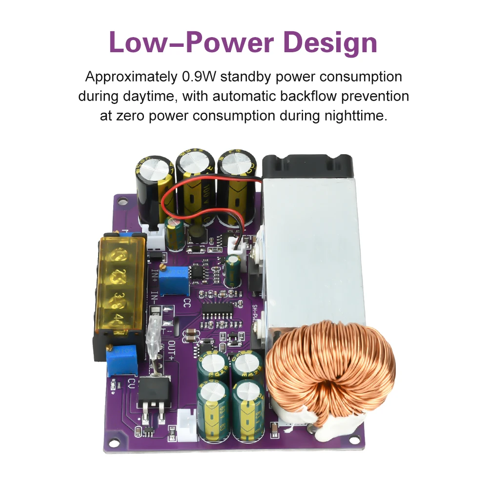 Universal DC 18-90V 800W Adjustable Step Down Module MPPT Solar Charge Controller For Lithium Battery Storage