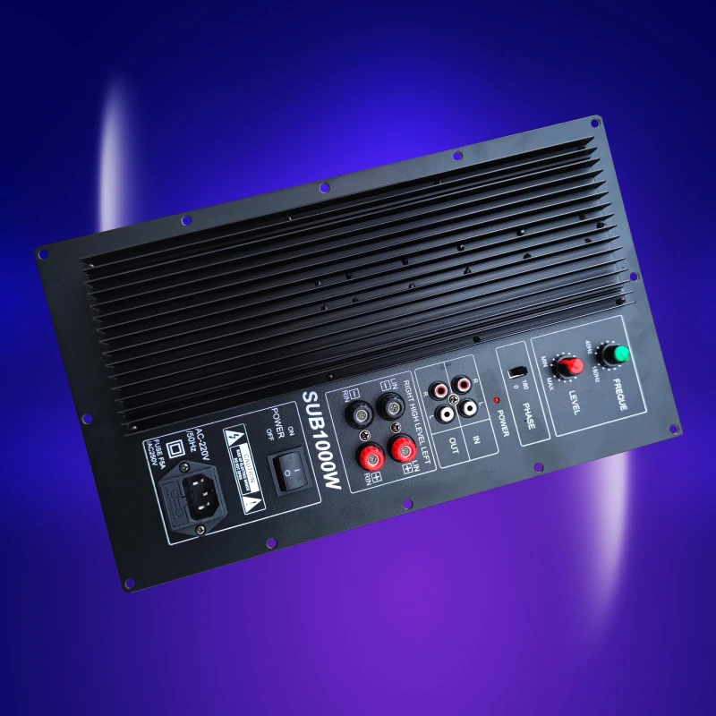 SUB1500W High-Power Heavy Bass Amplifier Board SW18-Inch Bass Pure Active Heavy Subwoofer Bass 8 Major Tubes