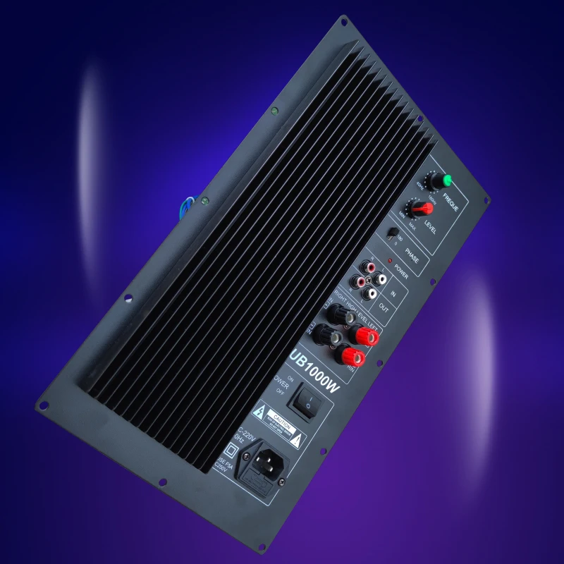SUB1500W High-Power Heavy Bass Amplifier Board SW18-Inch Bass Pure Active Heavy Subwoofer Bass 8 Major Tubes