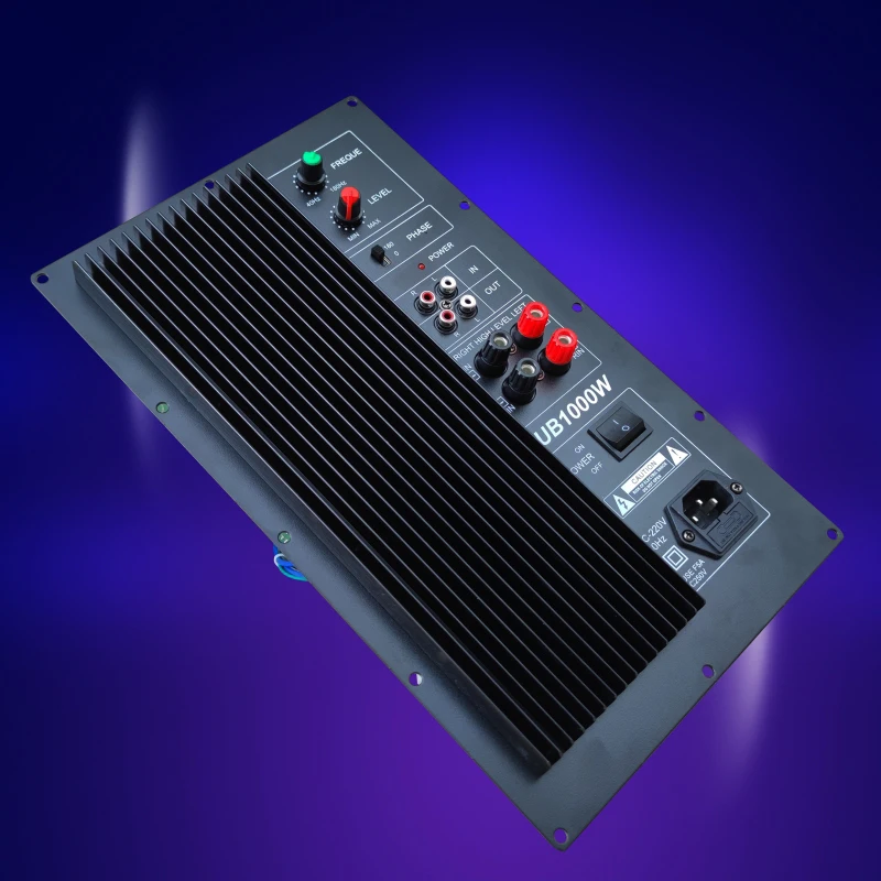 SUB1500W High-Power Heavy Bass Amplifier Board SW18-Inch Bass Pure Active Heavy Subwoofer Bass 8 Major Tubes