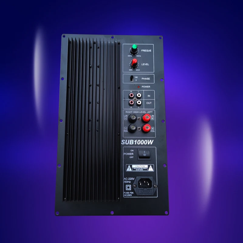 SUB1500W High-Power Heavy Bass Amplifier Board SW18-Inch Bass Pure Active Heavy Subwoofer Bass 8 Major Tubes