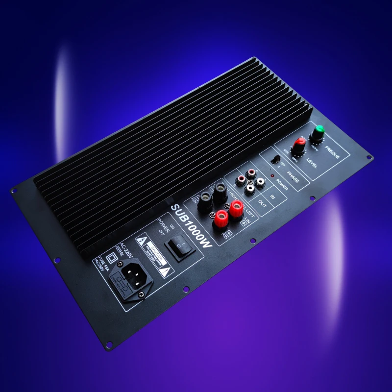SUB1500W High-Power Heavy Bass Amplifier Board SW18-Inch Bass Pure Active Heavy Subwoofer Bass 8 Major Tubes