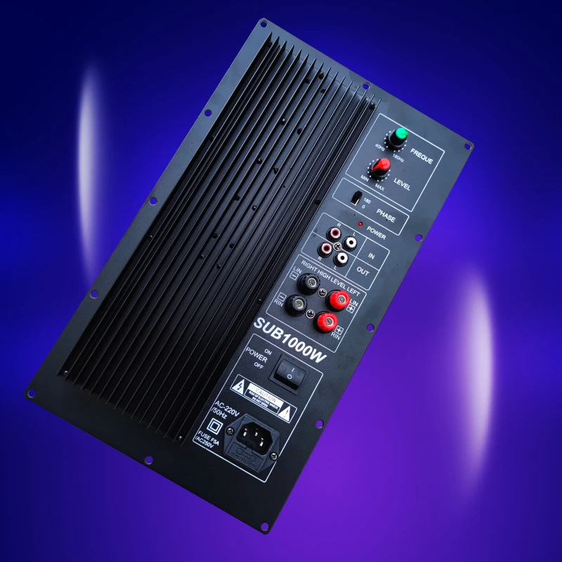 SUB1500W High-Power Heavy Bass Amplifier Board SW18-Inch Bass Pure Active Heavy Subwoofer Bass 8 Major Tubes