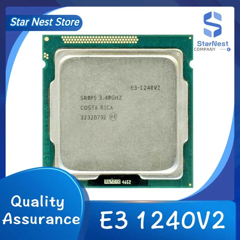 Xeon E3 1240 v2 3.4GHz LGA 1155 cpu processor