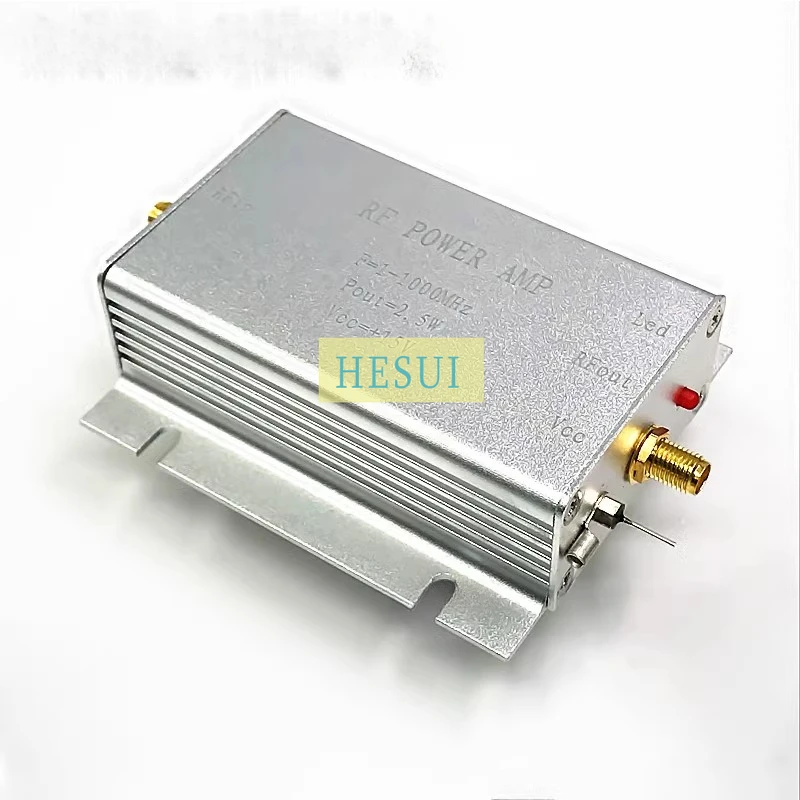 2.5W 1MHz- 1000MHz Amplifier 1MHz- 1GHz Broadband RF power amplifier module board CNC Al shielding shell