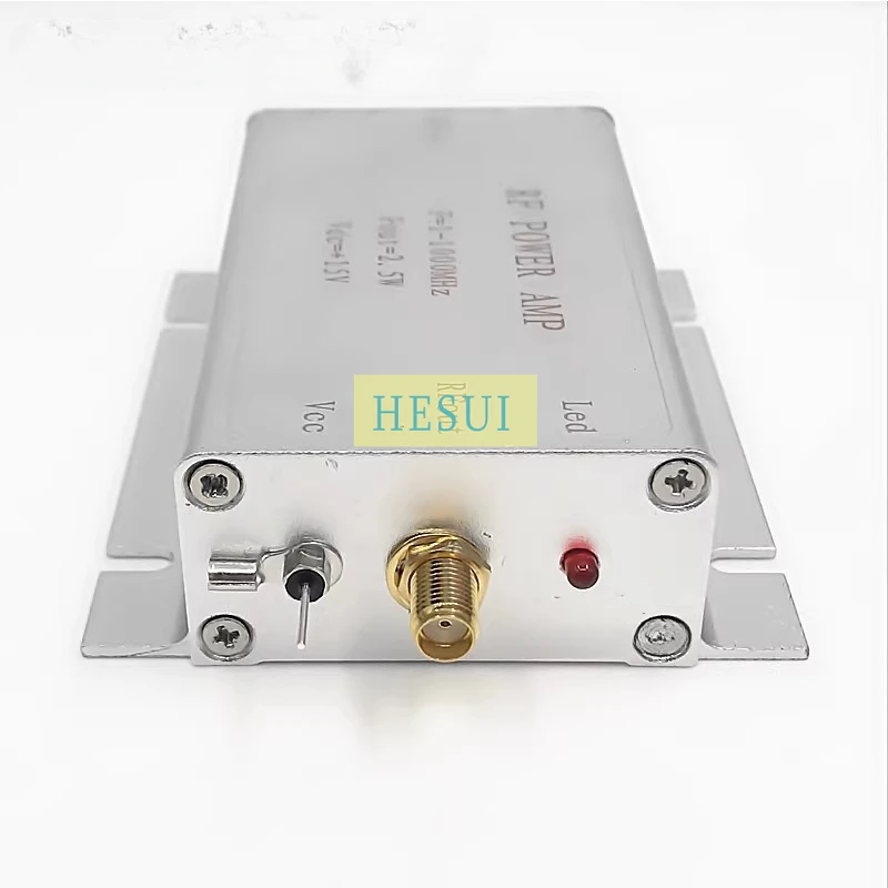 2.5W 1MHz- 1000MHz Amplifier 1MHz- 1GHz Broadband RF power amplifier module board CNC Al shielding shell