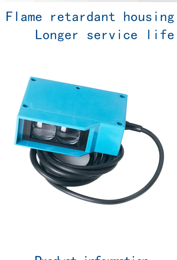 BXUAN Photoelectric Sensor E3K 20m Detection Distance Switch Sensor NPN PNP 24V 110V 220V Proximity Sensor