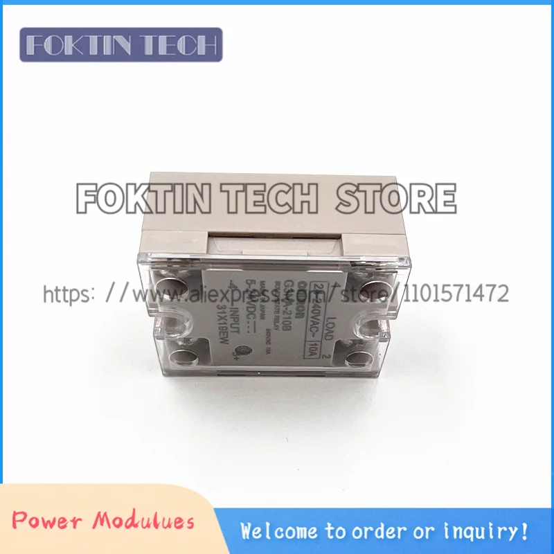 G3NA-210B DC5-24V SSR RELAY SPST-NO LOAD 24-240VAC 10A 5-24VDC INPUT G3NA210B