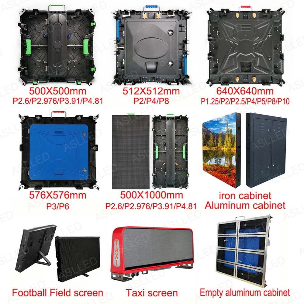 256X128mm Size LED Full-Color Display Screen Module P4 Indoor HD Rental Electronic Advertising Screen Unit Board Free Shipping